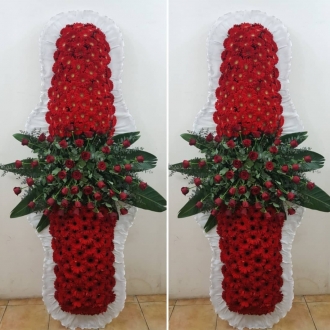 düğün açılış çiçeği ayaklı sepet modeli